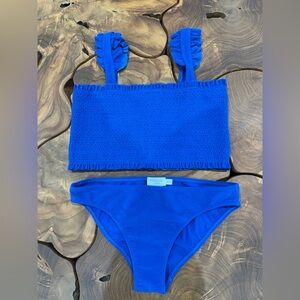 Minnow girls two piece swim suit